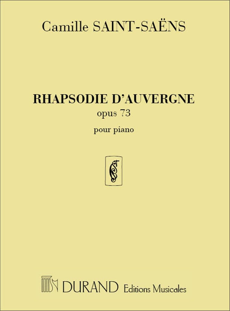 Rhapsodie D'Auvergne Op 73 Piano